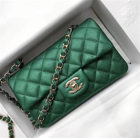 green chanel bag tote|emerald green chanel bag.